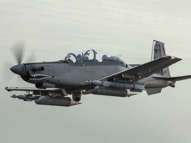 A USAF também analisa o AT-6 da Beechcraft (Imagem: USAF)
