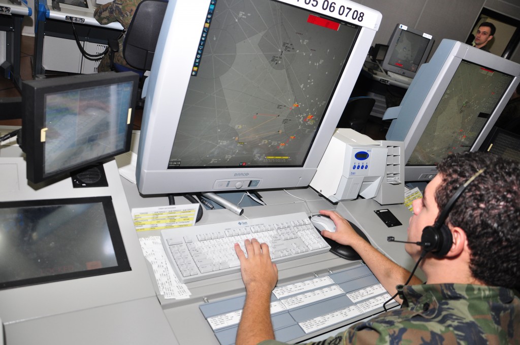 Sistema Sagitário para controle de tráfego aéreo. (Imagem: Força Aérea Brasileira)