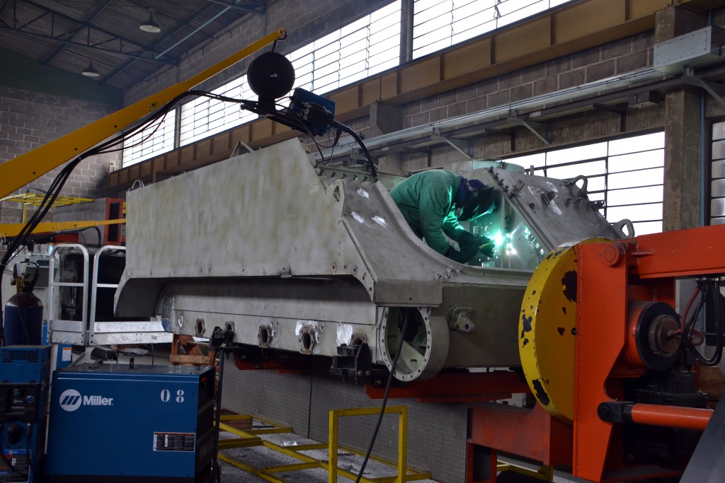 O PqRMnt/5 está em processo de modernização do 2º lote do M113-BR (Imagem: Hélio Higuchi)