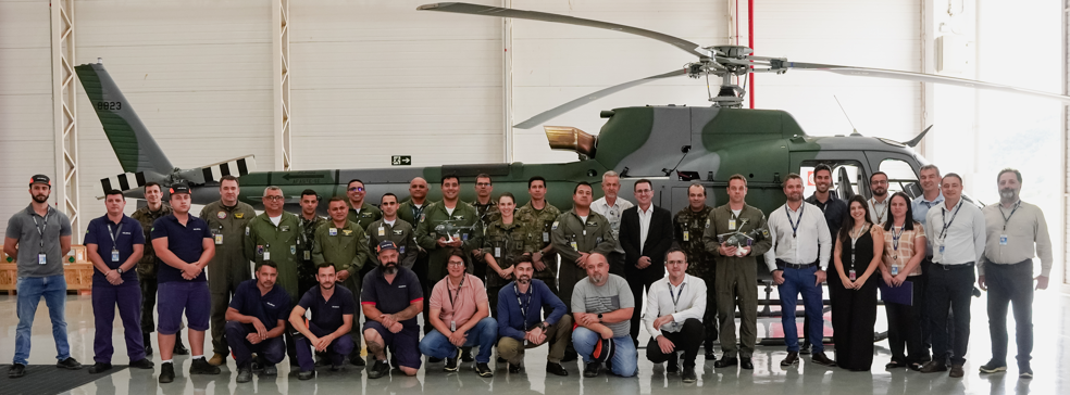 COPAC recebeu o quinto H125, adquirido para treinar pilotos da FAB e MB. Foto: Airbus Helicopters via DCTA.