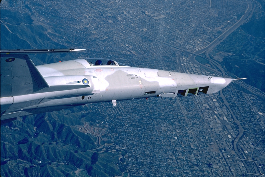 O nariz chanfrado do RF-5E fica em evidência nesta foto de um Tigereye da Malásia. Foto Foto: arquivos de John Shupek, via Skytamer