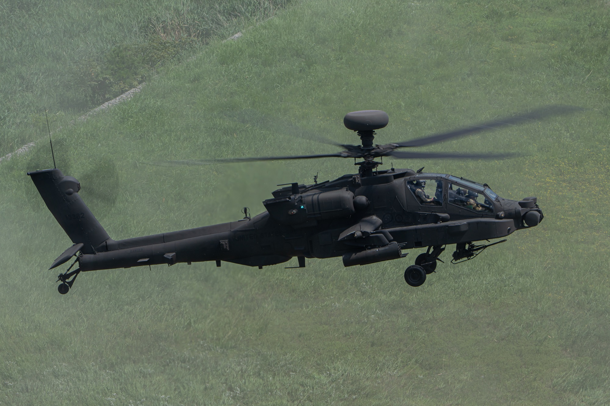AH-64E Apache do Exército dos EUA. (US Army/Divulgação)