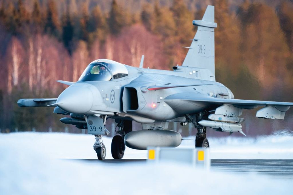 Saab Gripen E (Saab/Divulgação)