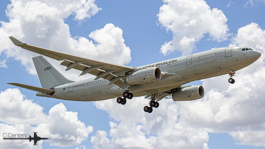 Adquiridos para conversão em aviões-tanques, os A330 da FAB seguem na mesma configuração de transporte de passageiros (foto: Gabriel Centeno)