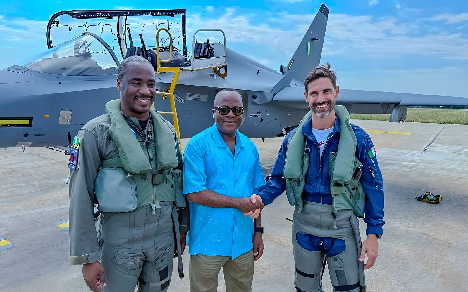 M-346FA vai substituir três diferentes modelos em serviço na Nigéria (NAF/Divulgação)