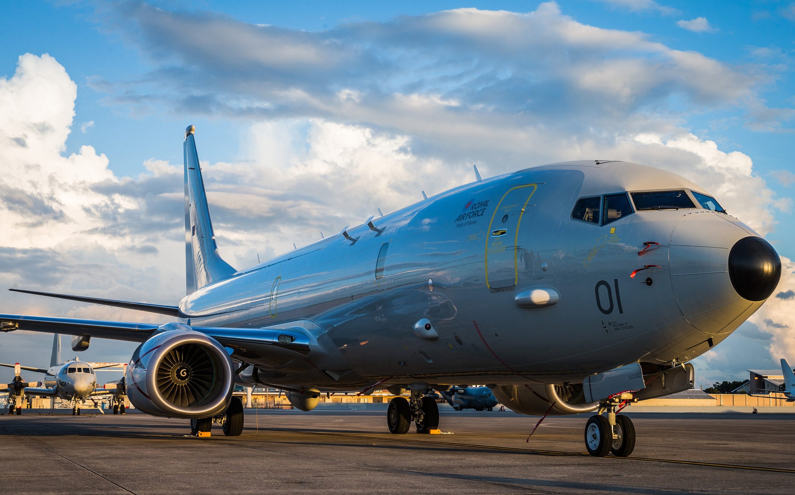 P-8A da RAF (MD do Reino Unido/Divulgação)